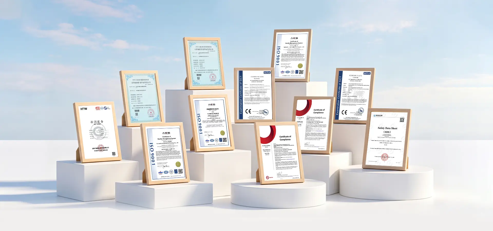 Fabricant certifié ISO 9001 et CE en Chine